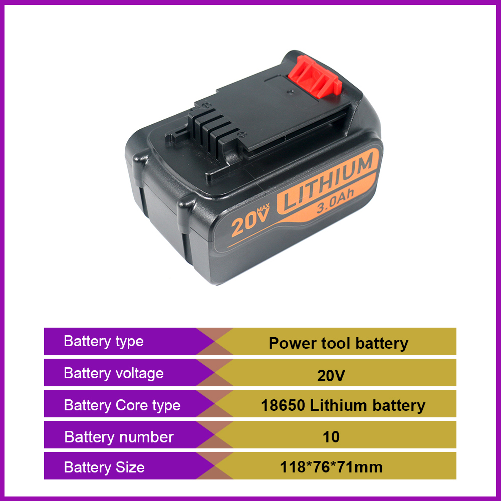 20V 2000MAh BL2018 Replacement - Black+Decker Tool Cordless recension och pris