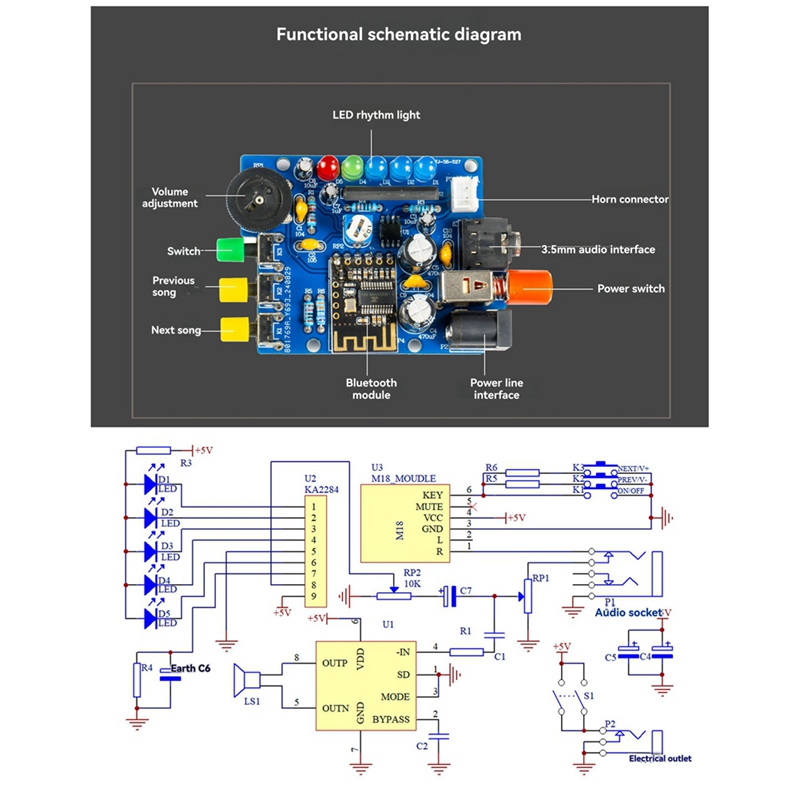 DIY Bluetooth Speaker Kit Elec - Diy Electronics Project Kit recension och pris