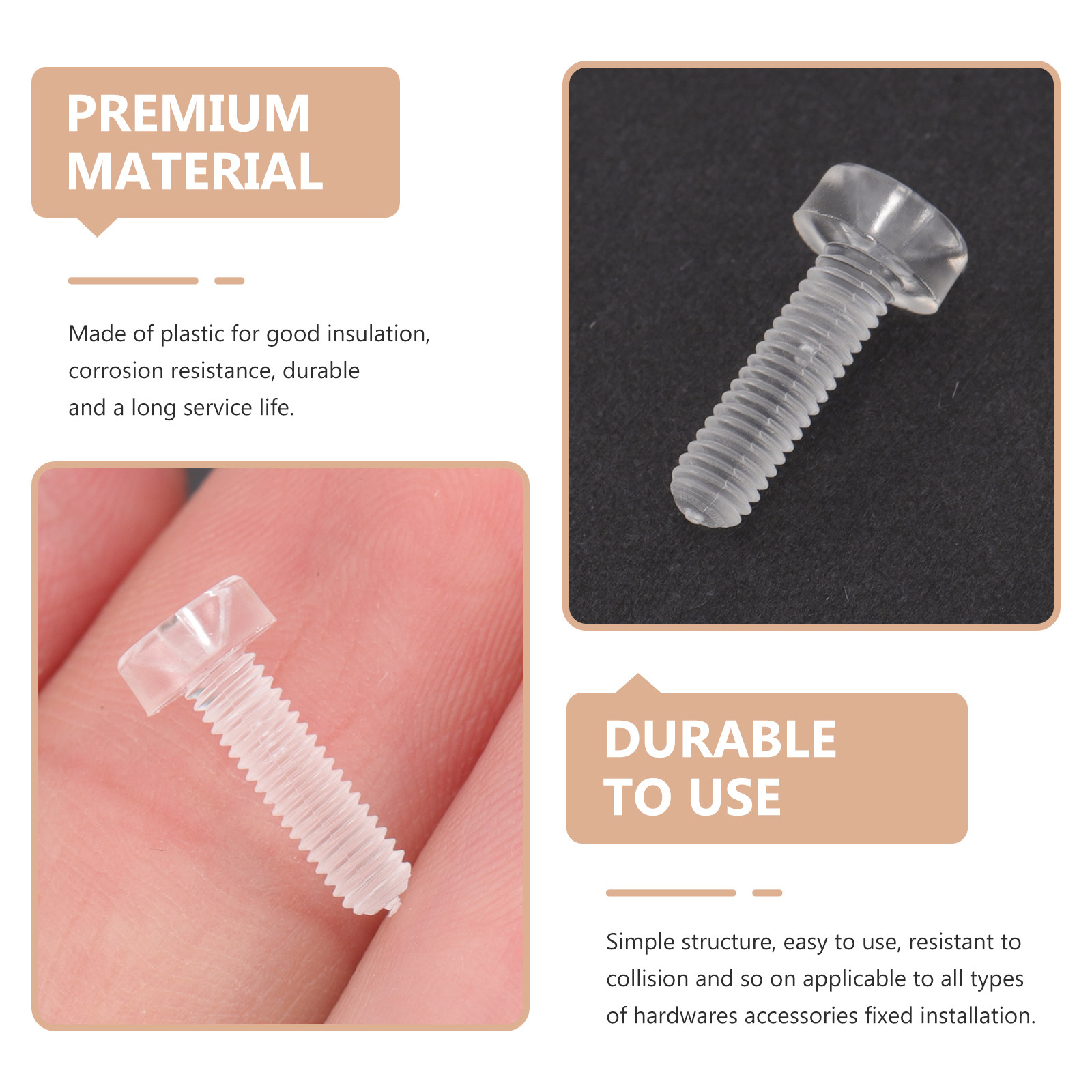 50Pcs Plastic Screws Round Hea - Diy Electronics Cabinet recension och pris